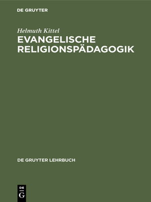 cover image of Evangelische Religionspädagogik